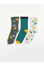 LC Waikiki 3-Pack Boy Patterned Socks