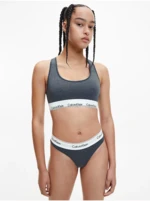 Calvin Klein Underwear Women's Dark Grey Brindle Bra