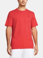 Pánské triko Under Armour Sportstyle Left Chest SS - červené