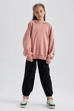 DEFACTO Girls' Parachute Cotton Trousers