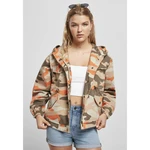 Dámská oversized bunda Camo Parka s cihlovou maskou