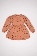 DEFACTO Baby Girl Polka Dot Long Sleeve Dress