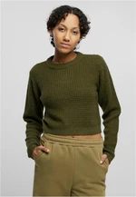 Women's short sweater UC - olive