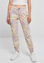 Women's Camo Cargo High Waisted Lilaccamo Trousers