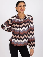 Black patterned blouse Silesia