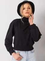 Black turtleneck sweatshirt