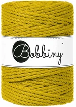 Bobbiny 3PLY Macrame Rope 5 mm 100 m Spicy Yellow Špagát