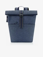 Reisenthel Rolltop Herringbone Dark Blue Batoh Modrá