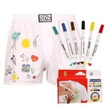 Men's briefs Styx classic rubber white + textile markers