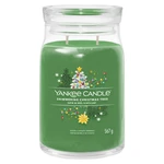 YANKEE CANDLE Signature Vonná sviečka veľká 2 knôty Shimmering Christmas Tree 567 g