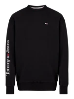 Tommy Jeans Mikina - TJM REG LINEAR PL čierna