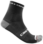 Castelli Rosso Corsa Pro 9 Sock Black L/XL Skarpety kolarskie