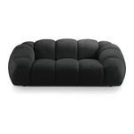 Czarna aksamitna sofa 214 cm Diana – Micadoni Home