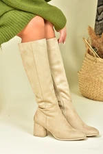 Fox Shoes Ten Women's Suede Low Heeled Daily Boots