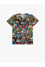 Koton Boy's Marvel T-Shirt Short Sleeve Licensed Crew Neck Cotton