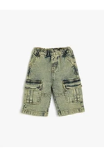 Koton Denim Shorts Capped Pocket Detailed Cotton