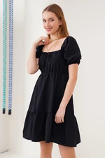 Bigdart 2351 Flared Poplin Dress - Black