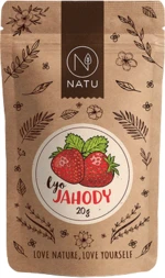 NATU Lyofilizované jahody plátky 20 g