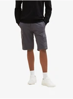 Dark grey men's shorts with pockets Tom Tailor - Men