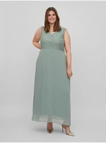 Light green women's maxi-dresses VILA Betina - Ladies