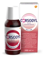 CORSODYL Ústní voda 0.1% 200 ml