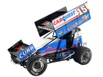 Winged Sprint Car 15 Donny Schatz "Carquest" Curb-Agajanian Racing "World of Outlaws" (2023) 1/18 Diecast Model Car by ACME