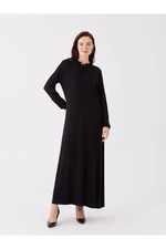 LC Waikiki Long Sleeve Women's Dress With Pile Collar Straight