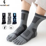 5 Pairs Toe Sport Short Socks Man Thick Compression Mesh Endurable Fitness Bike Run Outdoor Basketball Travel 5 Finger Socks