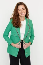 Trendyol Green Woven Tasseled Jacket