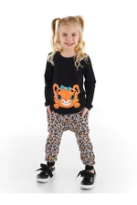 Denokids Little Leopard Girl Pants Suit