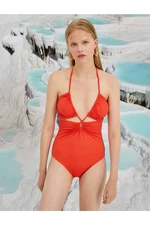 Koton Şahika Ercümen X - Window Detailed Swimsuit