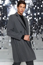 Trendyol Anthracite Men's Regular Fit Long Coat