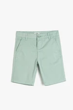 Koton Shorts - Green - Normal Waist