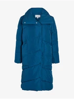 Blue women's winter quilted coat VILA Vipauli - Women