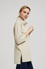 Wide turtleneck sweatshirt