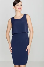 Lenitif női ruha K388 Navy Blue