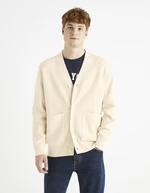 Creamy men's Celio cardigan