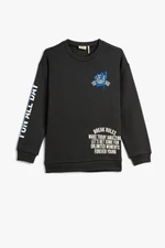 Koton Boy's Anthracite Sweatshirt