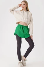 Bigdart 1888 Sweatshirt And Shirt Under Sweater Skirt - Green