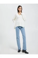 Koton Basic V-Neck Knitwear Sweater Relax Fit