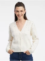 Women's cream cardigan ORSAY