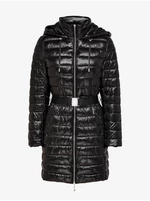 Čierny dámsky prešívaný zimný kabát ONLY Scarlett