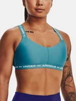 Světle modrá sportovní podprsenka Under Armour Crossback Low