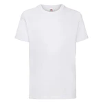 White Fruit of the Loom Cotton T-shirt