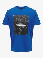 Blue Men's T-Shirt ONLY & SONS Oren - Men