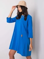 Loose dark blue dress