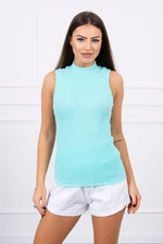 Sleeveless blouse mint