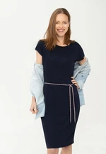 Volcano Woman's Dress G-Mabel L08293-S23 Navy Blue