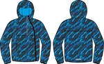 Kids ski jacket with membrane ALPINE PRO GHADO electric blue lemonade PA variant