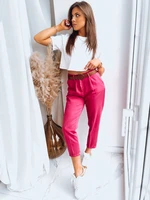 Women's trousers ME BELLA fuchsia Dstreet